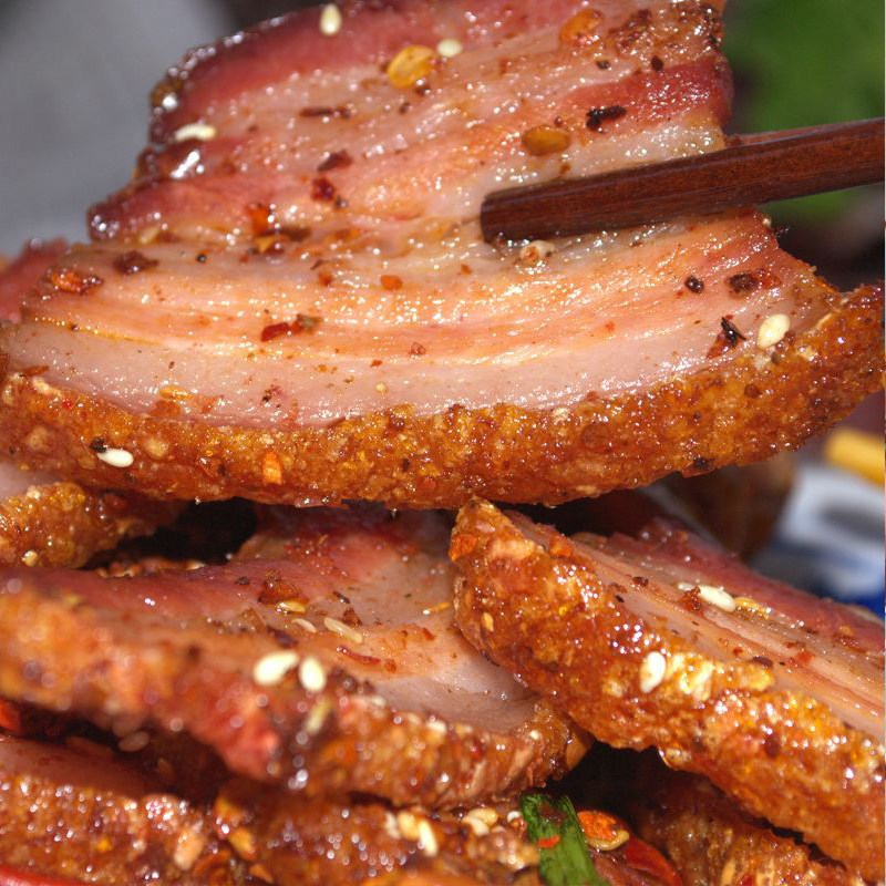 皮肉云南特产农家自制油炸腊肉脆皮五花500克其它