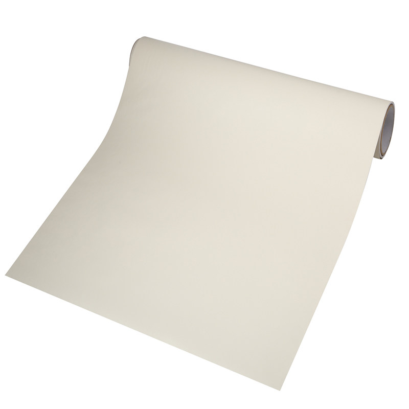 自粘纯色米色墙纸加厚壁纸即时宿舍防水桌面墙贴