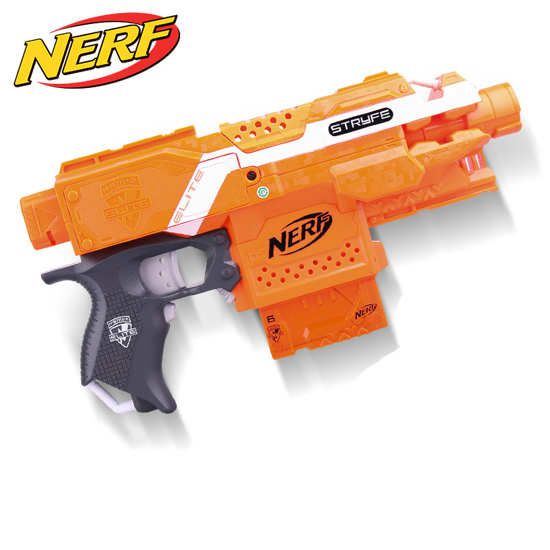 玩具孩之宝nerf热火电动冲锋发射器男孩礼物户外软弹枪