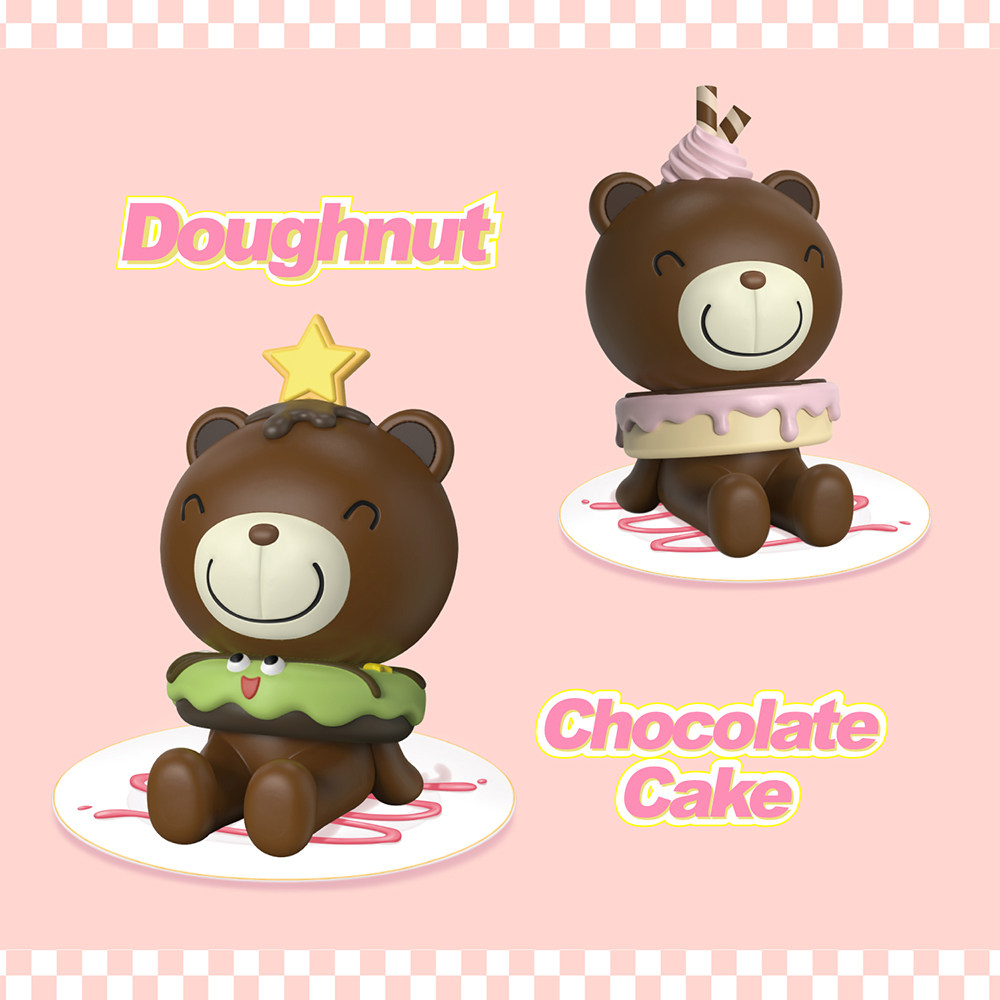 chocoteddy巧克力熊美味一番系列盲盒甜甜圈摆件礼物其它玩具