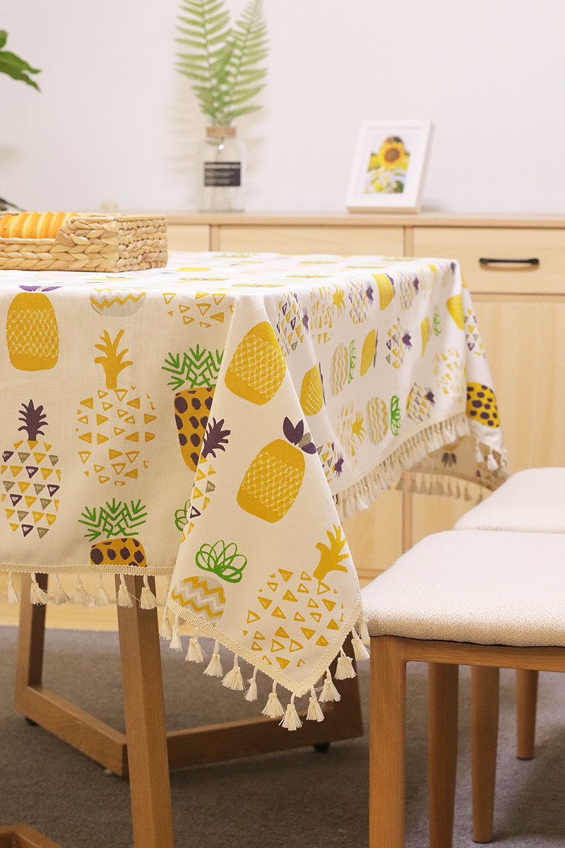 桌布北欧台布布台布茶几简约学生布艺ins书桌桌布