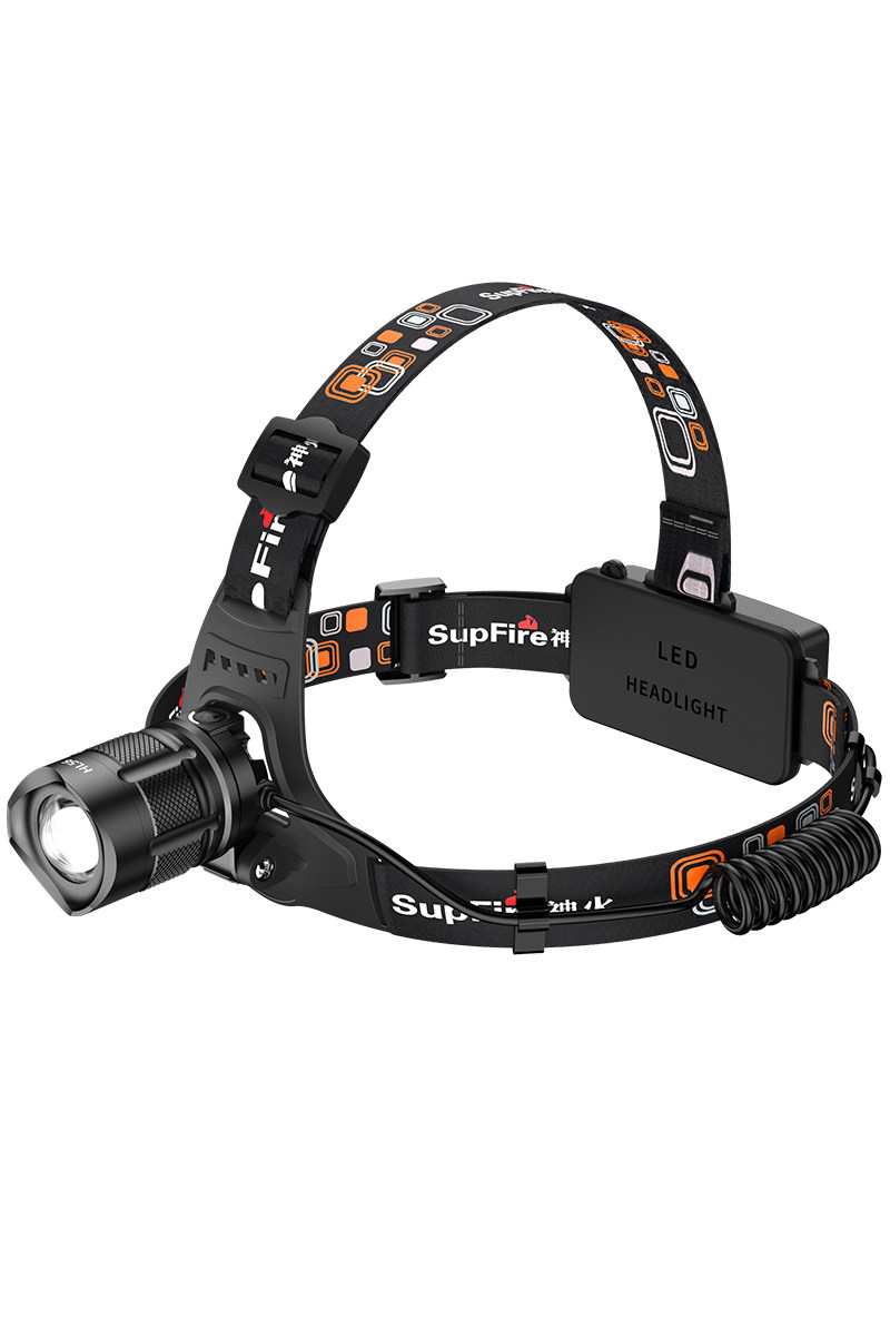 充电神火头灯hl56超亮亮可电大光圈矿灯头戴头灯