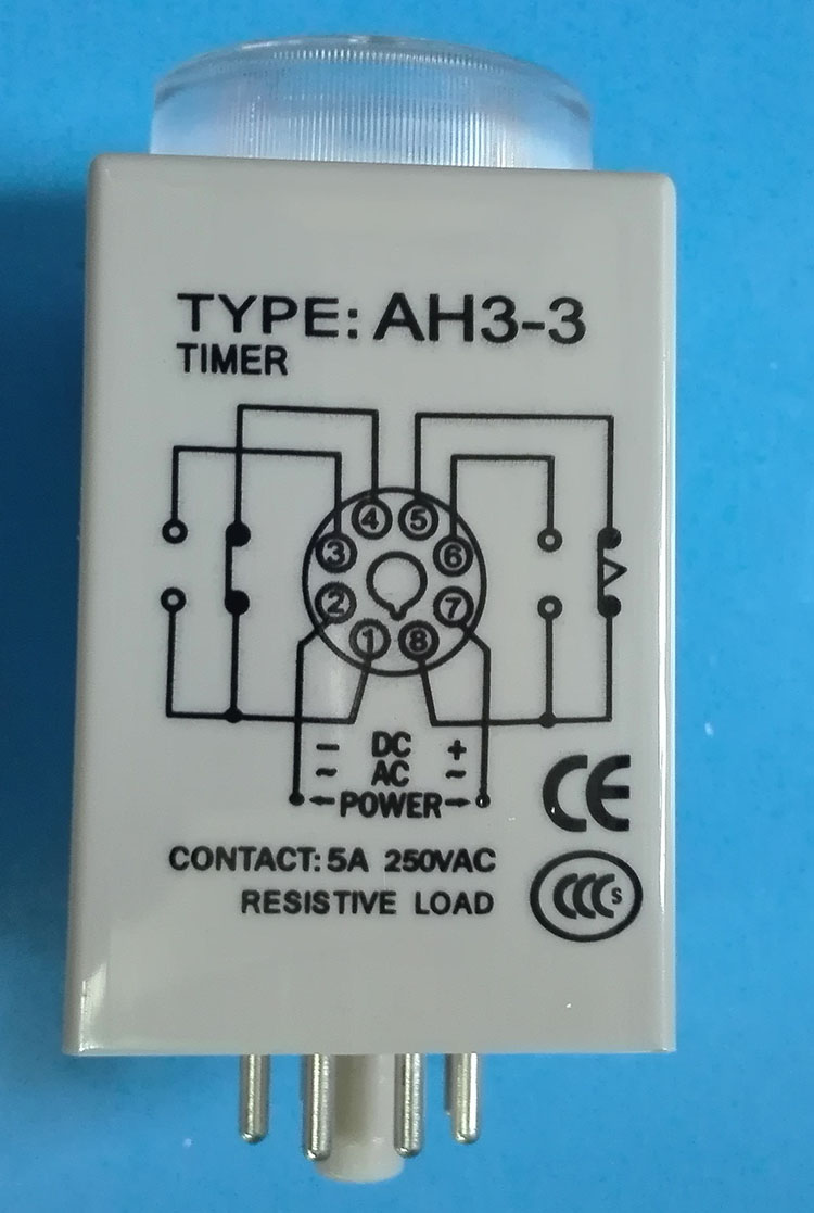 时间继电器220v 台湾嘉阳ah3-3通电延时24v控制交流,直流 计时器