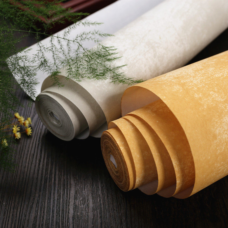 绢布5米10米20米复古长卷蜡染书法国画参赛宣纸