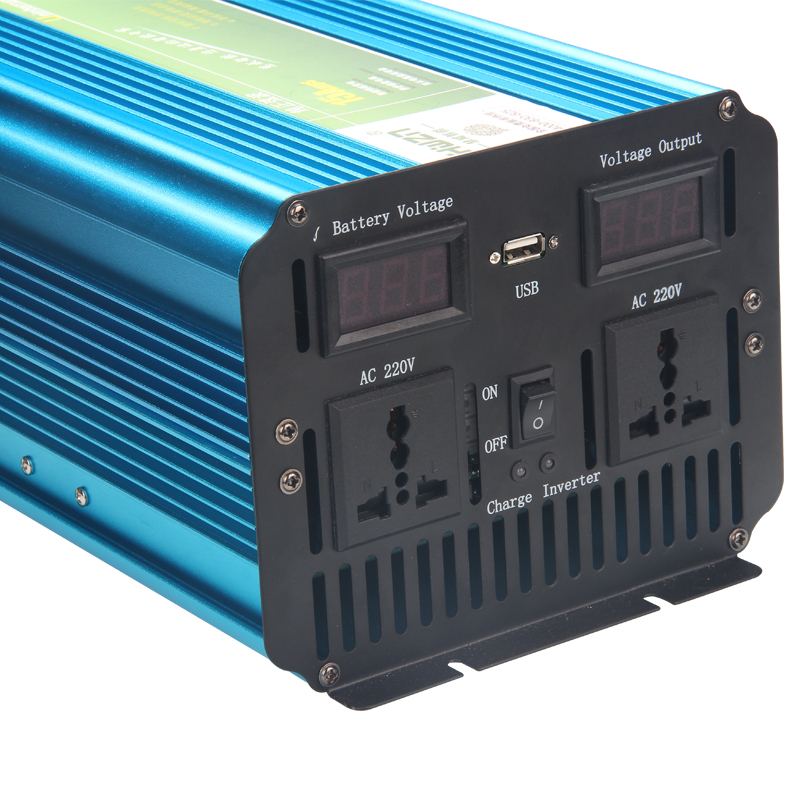 逆变纯正正弦波大功率12v24v220v充电器1500一体机停电逆变器