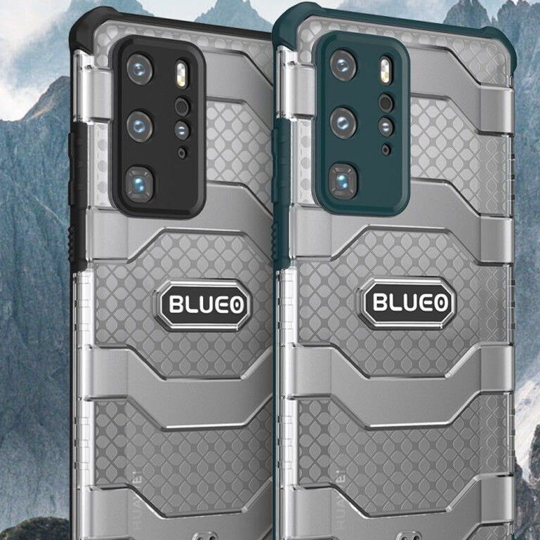 blueo蓝猩华为mate40pro手机壳p40pro男士军规防摔mate30epro超薄