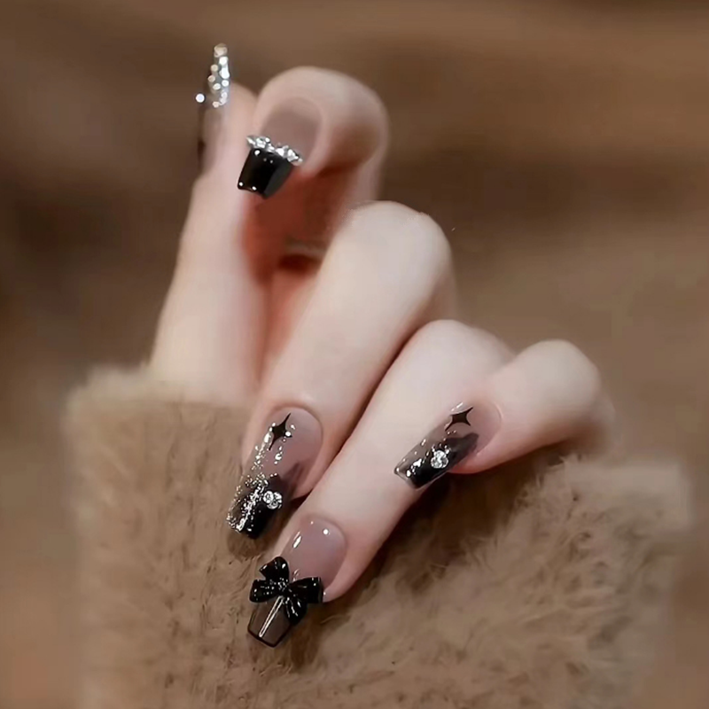 指甲穿戴2023新款网红美甲贴片成品高级轻奢美甲工具