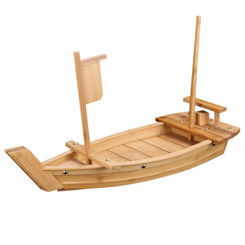 拼盘寿司日式船竹船木船龙船刺身盘料理海鲜干冰盘