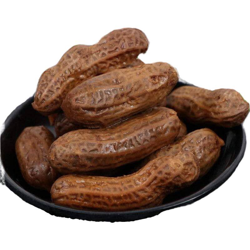 208克带壳卤水花生香辣味水煮花生酒吧ktv夜宵店下酒麻辣休闲零食