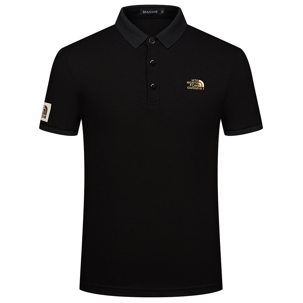 ZaSaFran~夏2023纯棉薄款黑色POLO衫男短袖翻领轻商务休闲保罗T恤