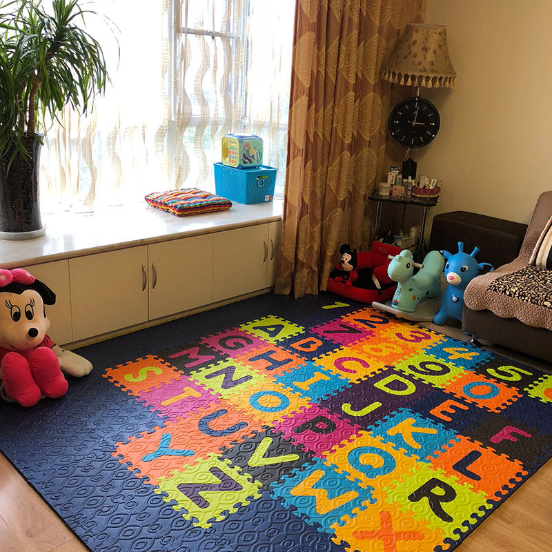 爬爬定制尺寸全屋家用拼接垫子地垫夏天卧室爬行垫