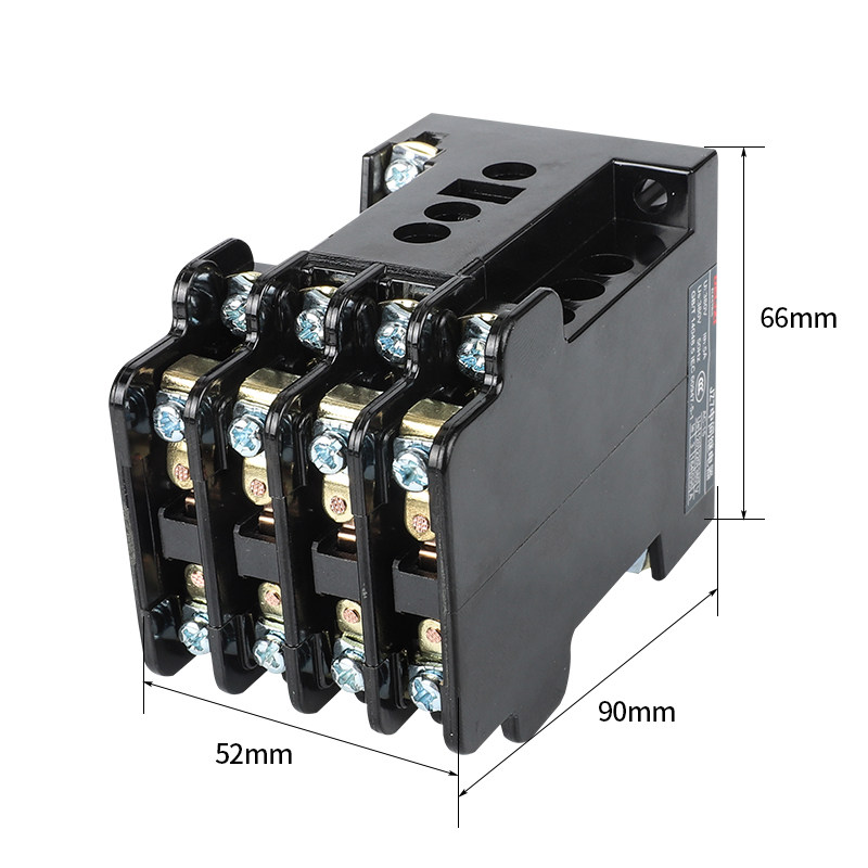 德力西接触式中间继电器jz744四开四闭220v交流380v三相24v