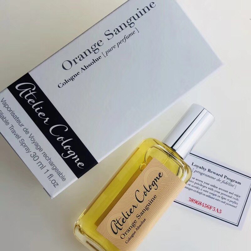 ateliercologneorangesanguine欧珑赤霞橘光香水30ml100ml香水