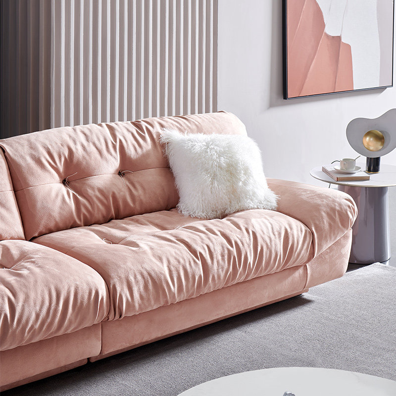 商场同款aris爱依瑞斯意式简约慵懒双人羽绒布艺沙发布艺沙发