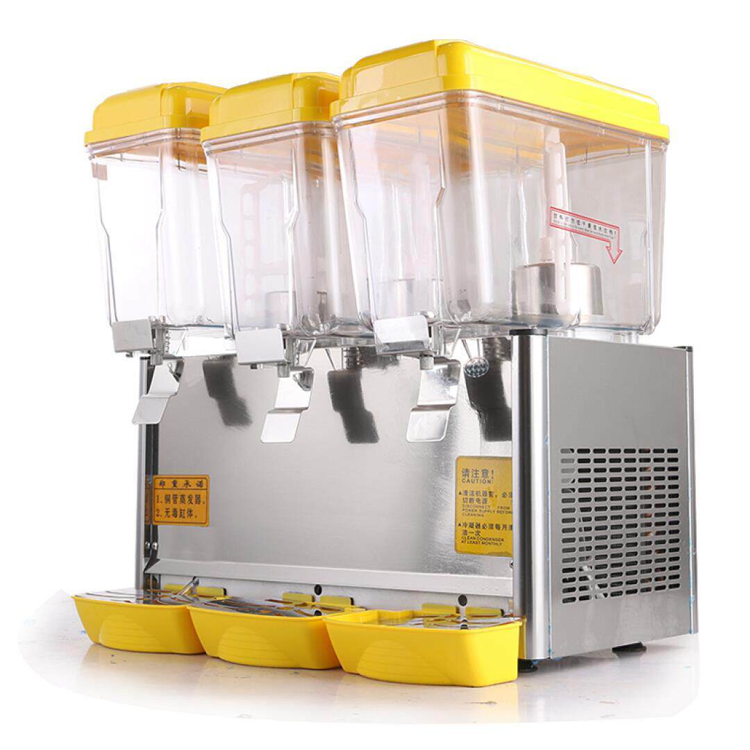 18l冷饮机饮料机商用果汁机三缸冷热搅拌型喷淋型奶茶机冷饮