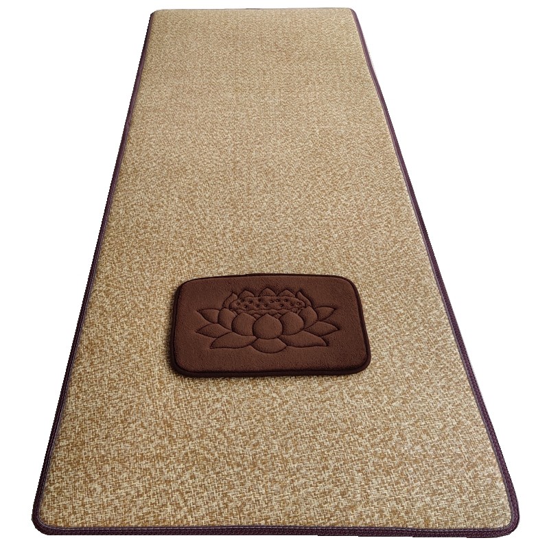 108超顺滑加厚大拜垫磕大头拜忏家用莲花冥想垫四季款大礼拜拜垫