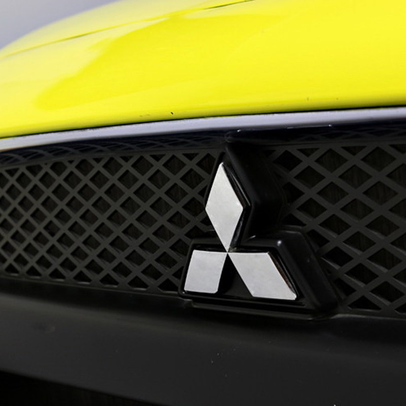 三菱改装翼神立体红色evo前杠中网车标尾汽车装饰贴