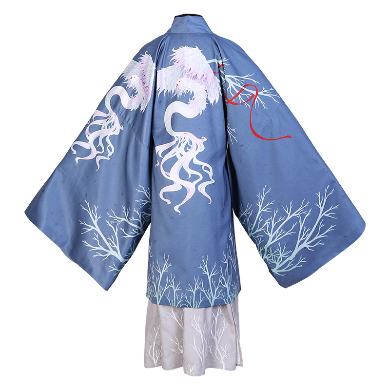 山海经兽大嘲风魏晋设计原创sansan男女民族服装