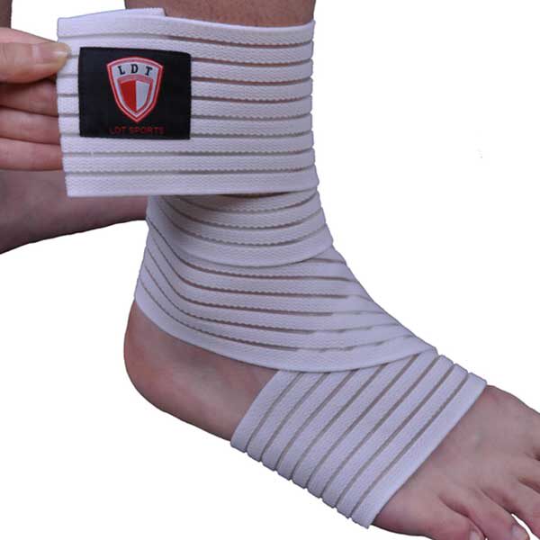 ldt963运动脚踝弹力绷带专业缠绕护脚篮球羽毛球运动护具
