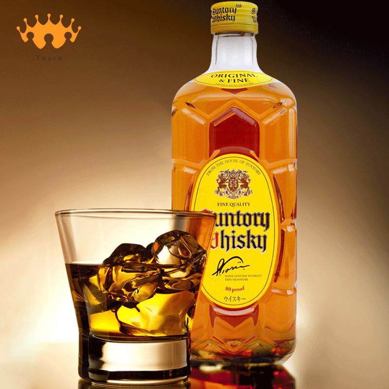 威士忌现货三得利角瓶威士忌酒700mlwhisky日本进口洋酒威士忌