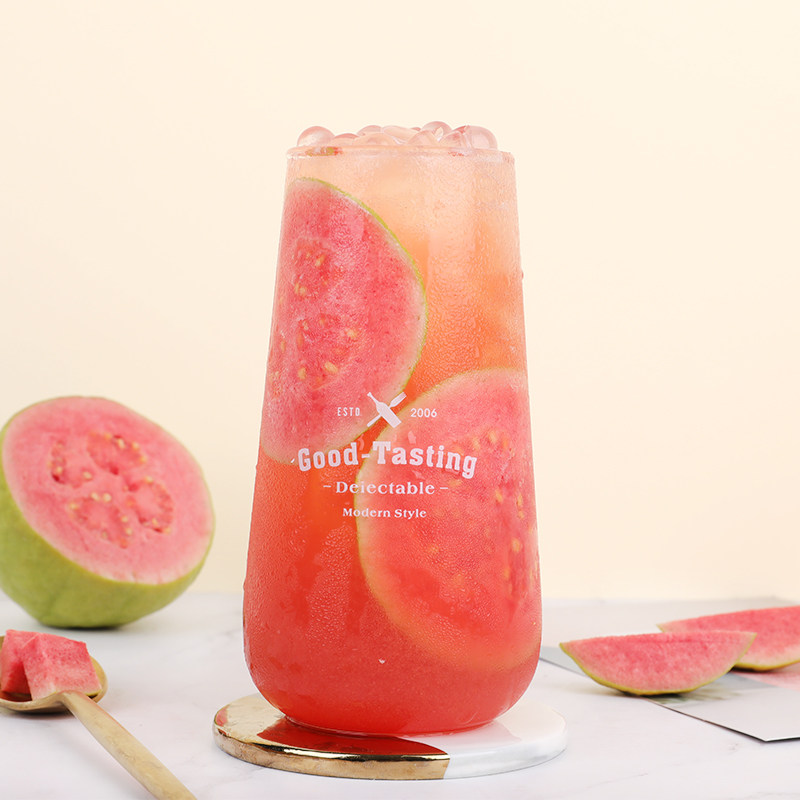 欣星鹭茶饮红芭乐果汁果酱餐饮连锁水果茶配料奶茶店专用原料1kg