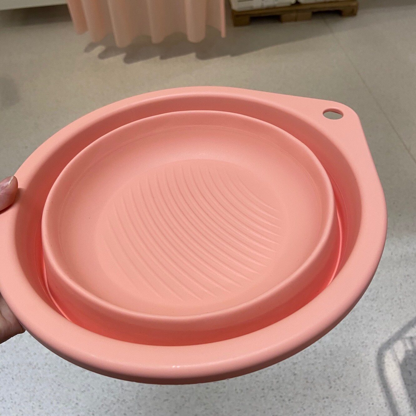 宜家代购国内普里折叠式硅胶洗脸盆学生宿舍多功能脸盆