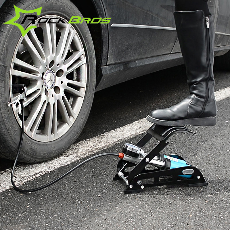 脚踏打气筒高压便携式自行车电动车摩托车汽车打气筒