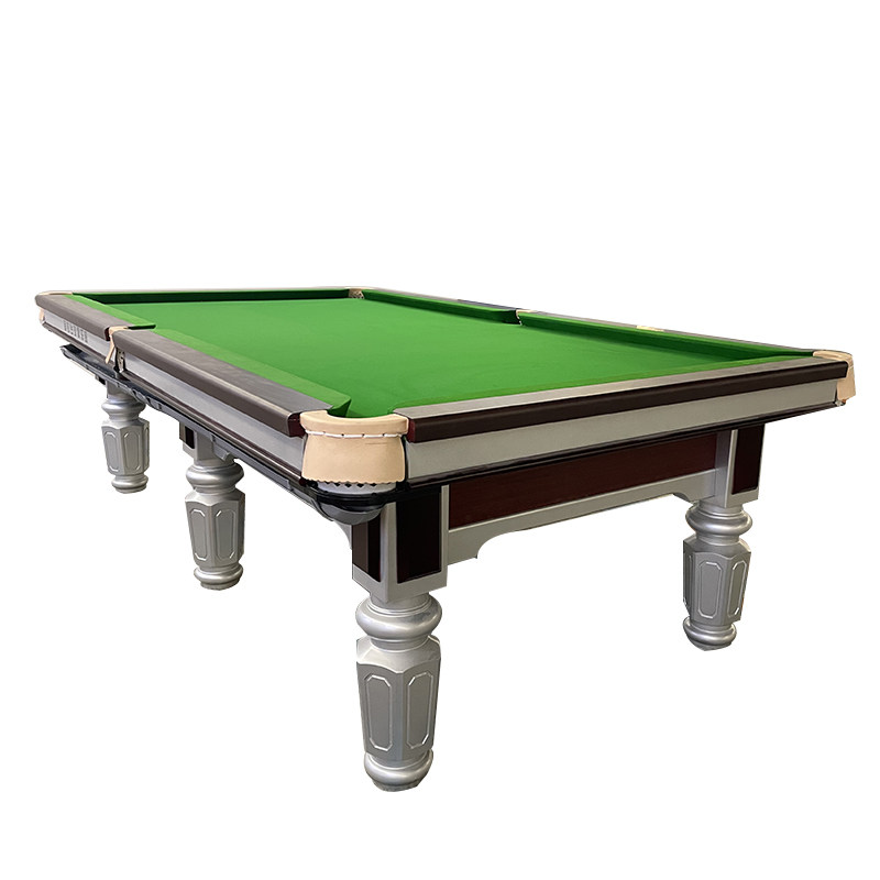 台球台球桌浙江银腿乔氏桌球标准成人金腿钢中式台球桌