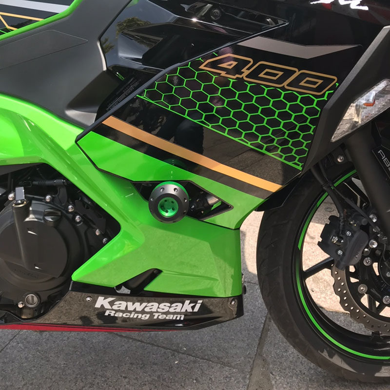 适用川崎忍者ninja400z400改装改装车车身防摔保护摩托车保险杠