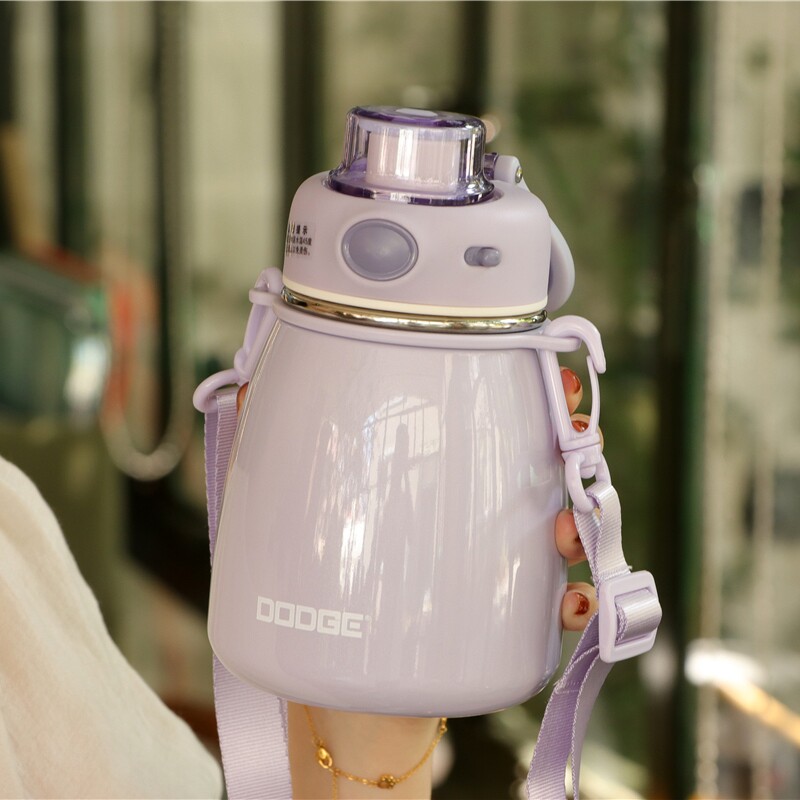 道奇保温杯大肚不锈钢高颜值水杯男女女士学生高级保温杯