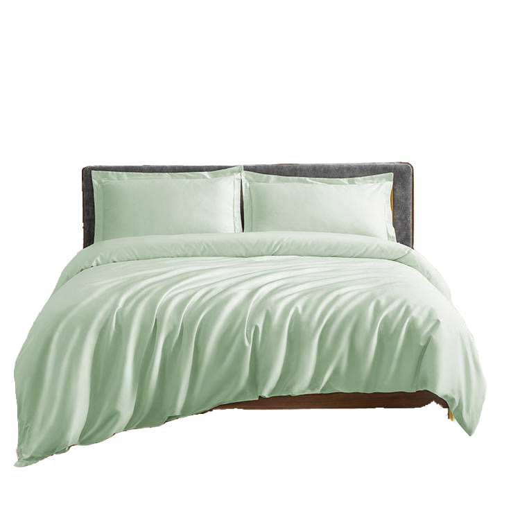 纯色英国sanderson四件件套100支贡缎匹马棉素床单床笠床品套件