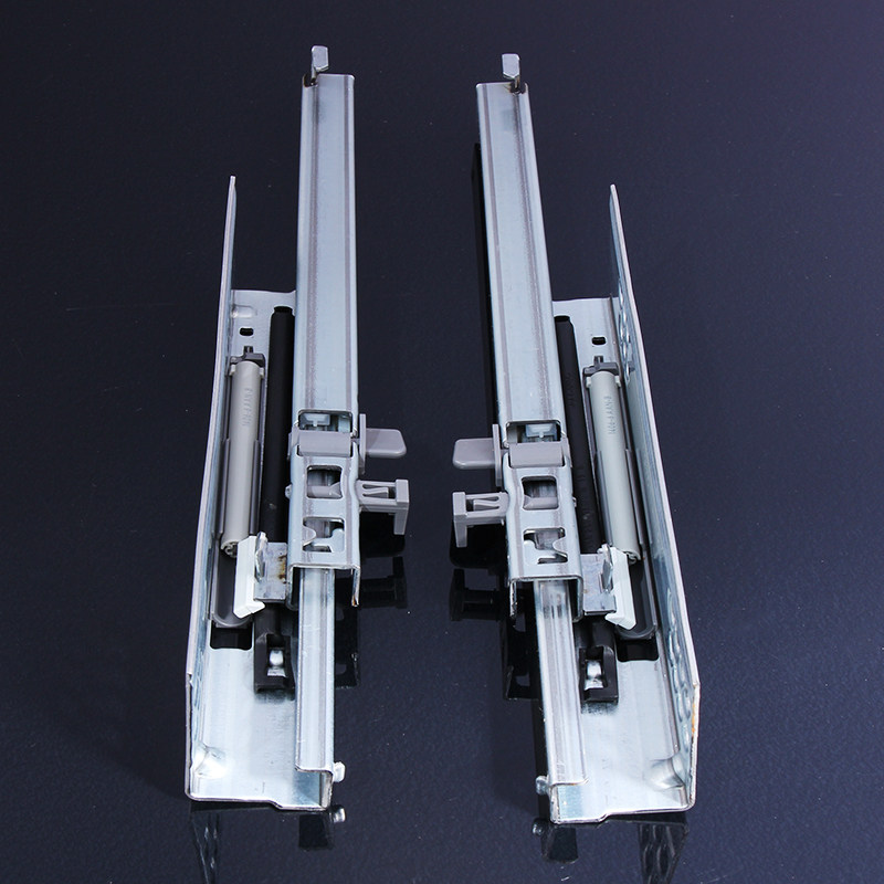 百隆blum 半拉阻尼抽屉 隐藏式二节托底滑轨 进口奥地利五金配件