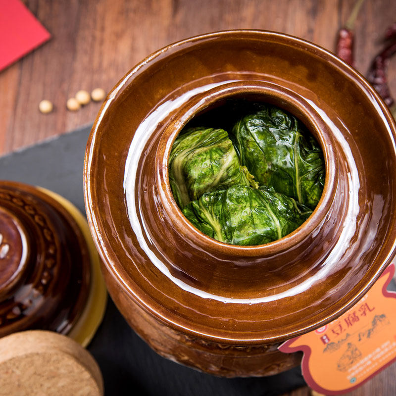 邓村宜昌自制农家坛装1100g腐乳菜叶白菜叶豆腐乳豆腐乳