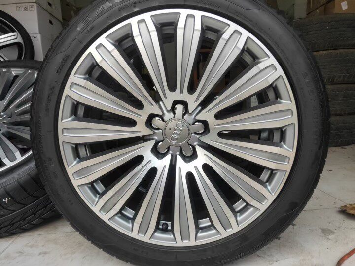 适用新款奥迪a8原厂20寸进口铝合金轮毂轮胎轮毂