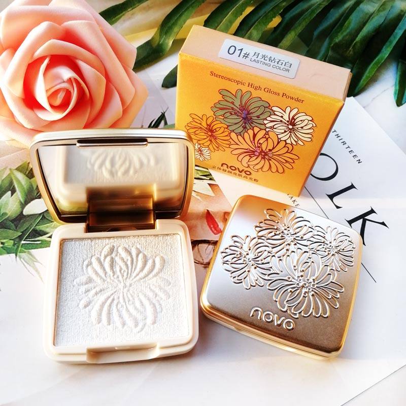 novo神仙高光粉饼立体提亮粉修容盘鼻侧网红高光