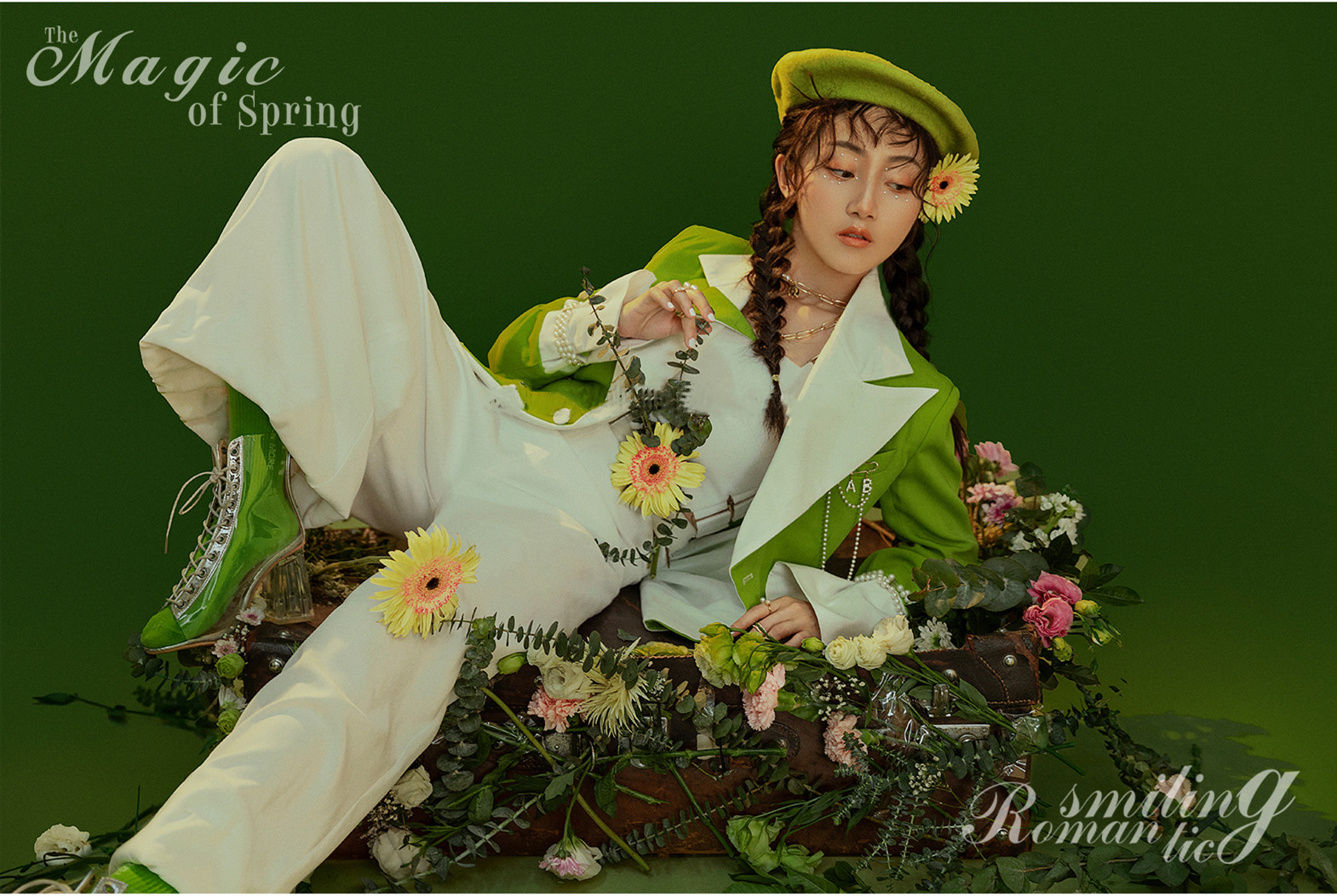 影楼主题写真服装新款小清新艺术照内景甜美森系民族服装