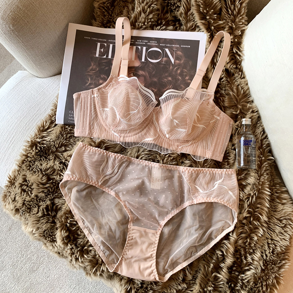 法式套装胸罩文胸罩整型乳调收副上托超薄显小文胸套装