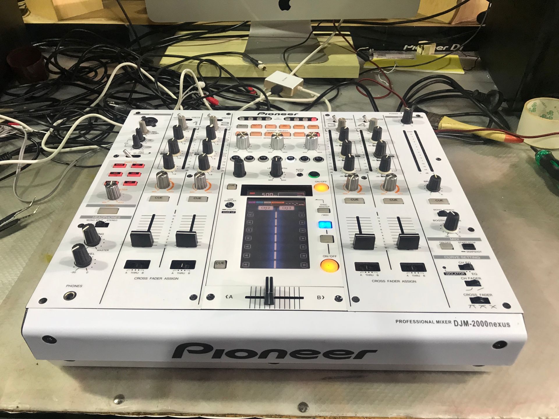 先锋pioneerdjm2000nexus混音台碟机专用贴纸保护膜贴膜保护贴打碟机