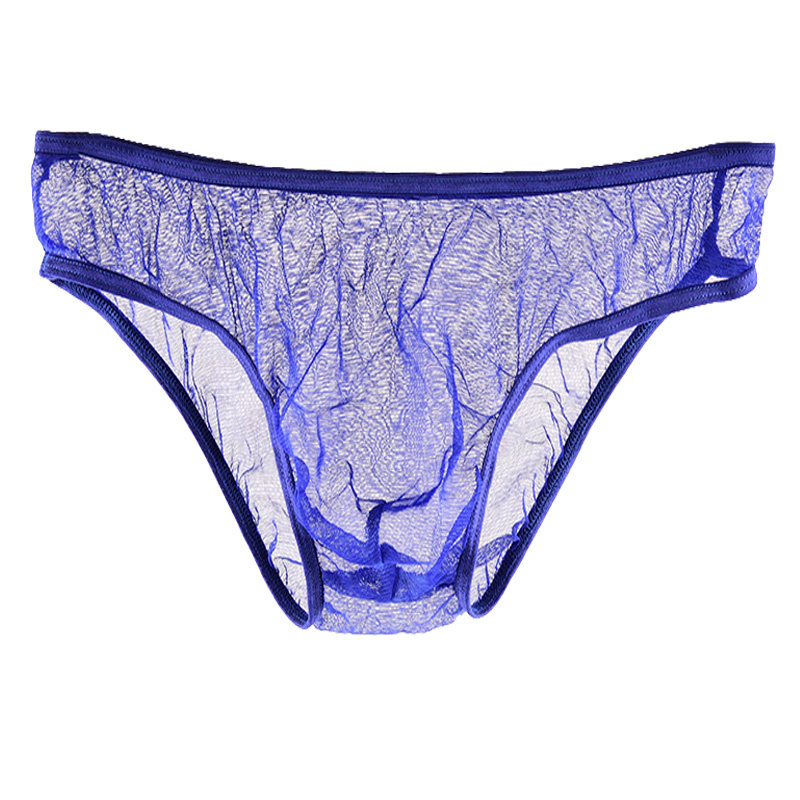 内裤超薄透明网纱三角裤男士性感诱惑男夏透视男三角内裤