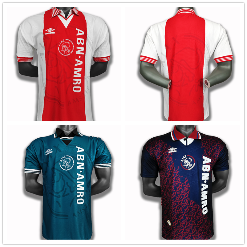 复古94-95阿贾克斯球衣ajax经典足球15号足球服
