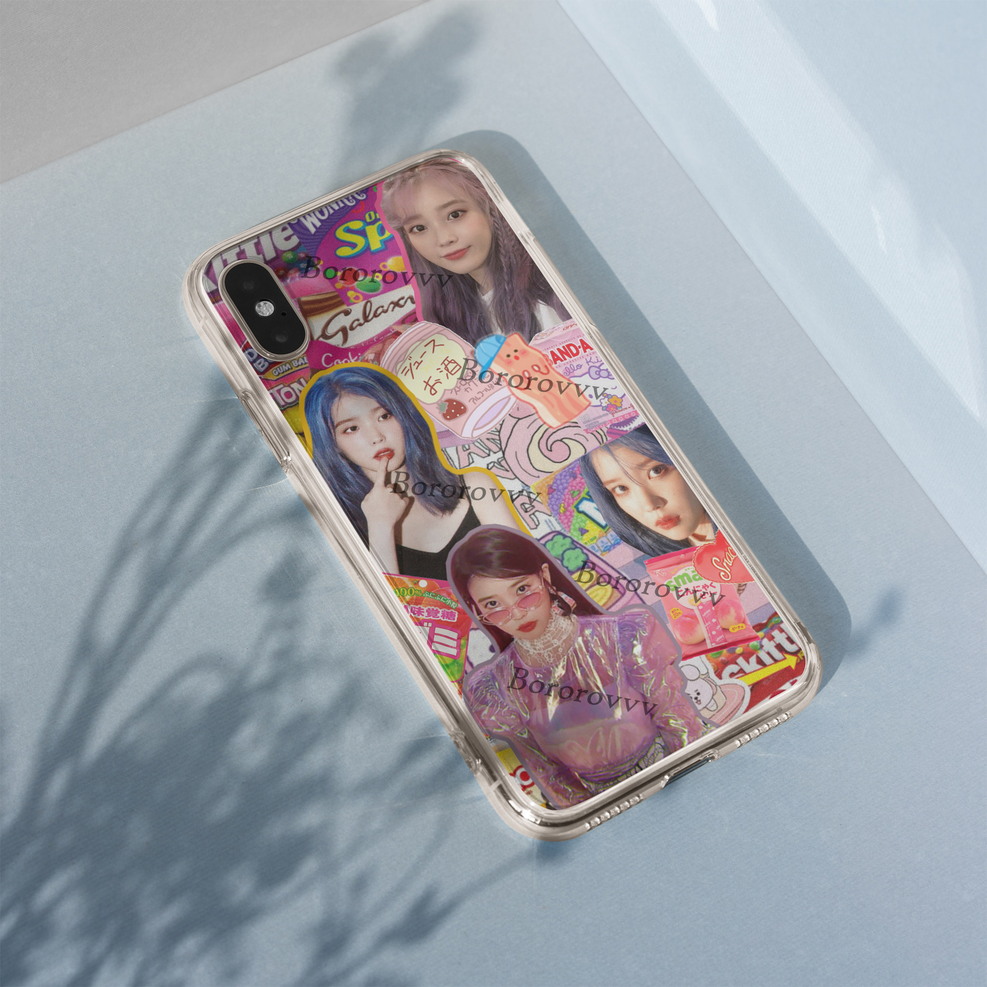 原创iu李知恩知恩同款手机壳适用小米vivox27oppor17iphone11华为手机