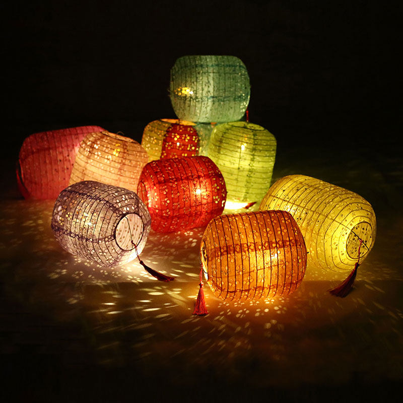 新年镂空diy纸灯灯笼婚庆商场装饰场景布置灯笼