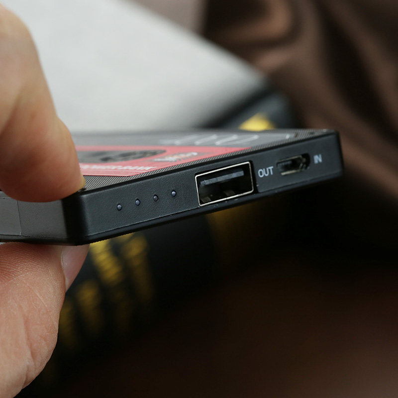 电源proda创意复古磁带移动超薄便携充电宝男移动电源