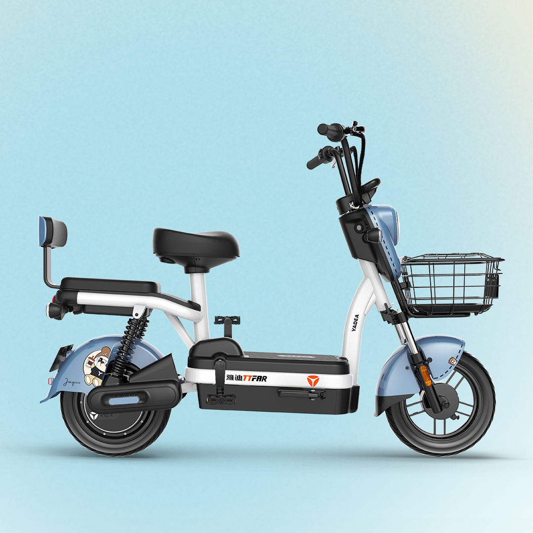 雅迪电动车小金金喜新款国标nfc石墨电池液压电动自行车