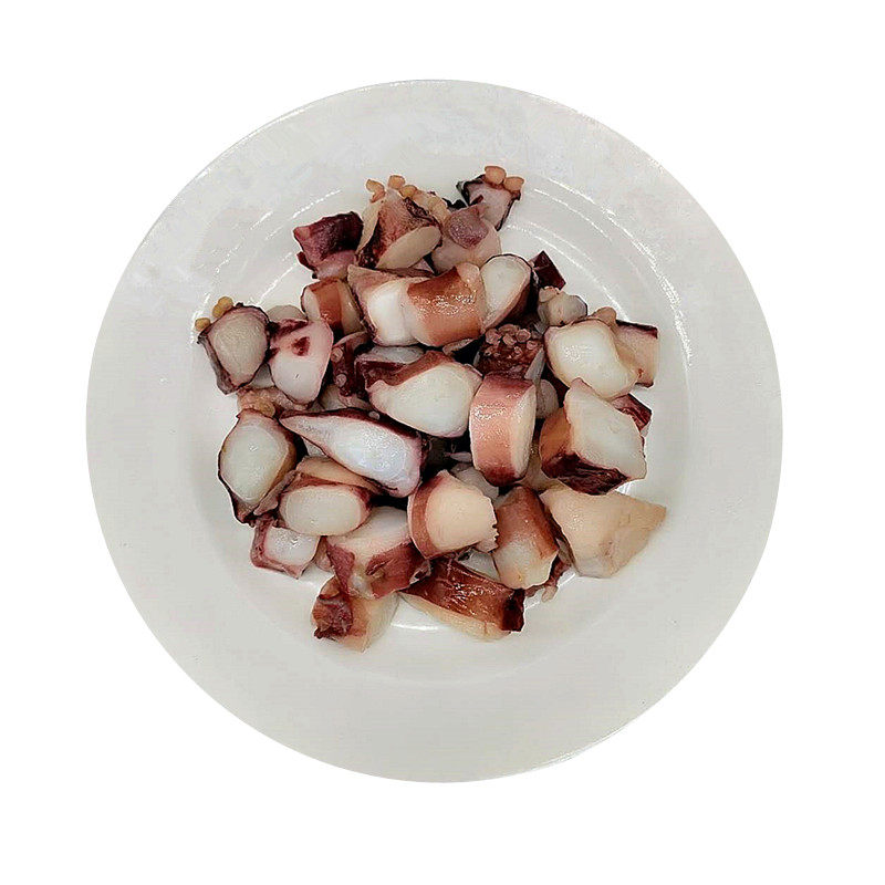 章鱼鱿鱼脆口丁大八爪足切粒冷冻海鲜水产段章鱼冷冻章鱼