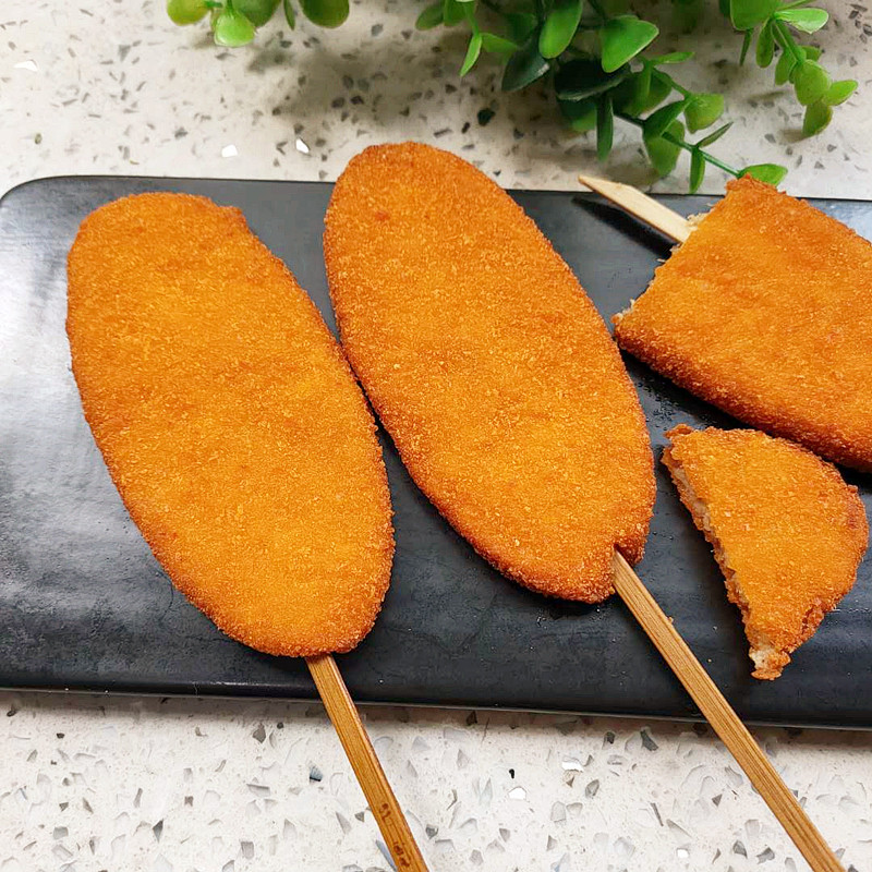 霸王鸡排鸡扒25串油炸小吃半成品食材学生奶茶鸡肉丸