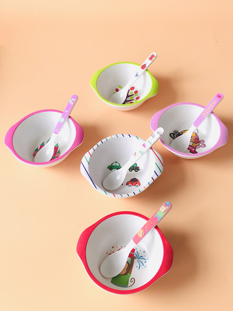 宝宝碗儿儿童碗非防摔卡通可爱可爱家家用幼儿园儿童餐具