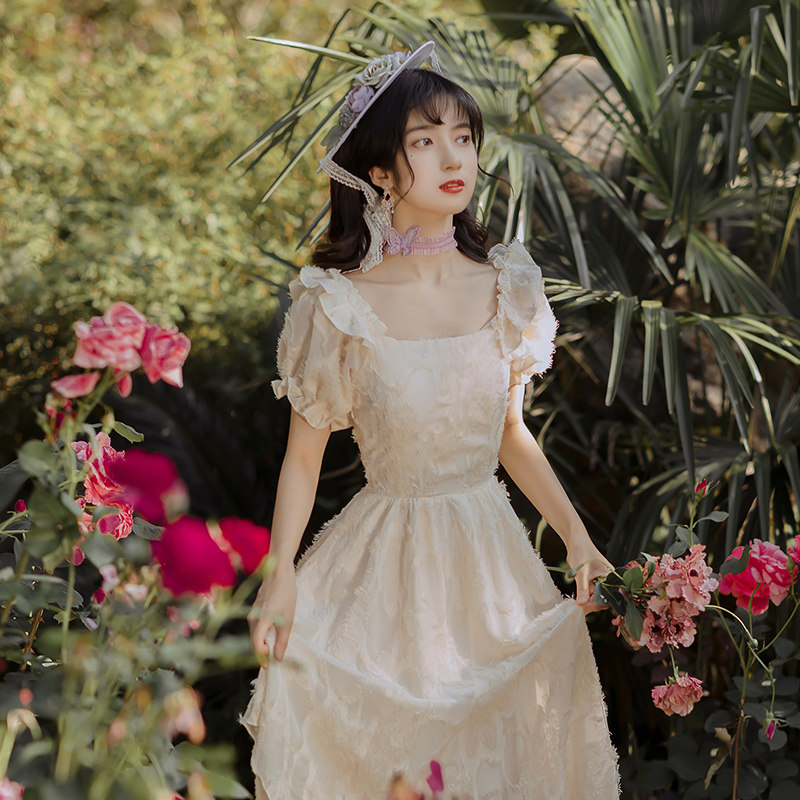 仙女连衣裙长款超仙甜美气质显瘦女神范长裙女夏礼服裙子平时可穿