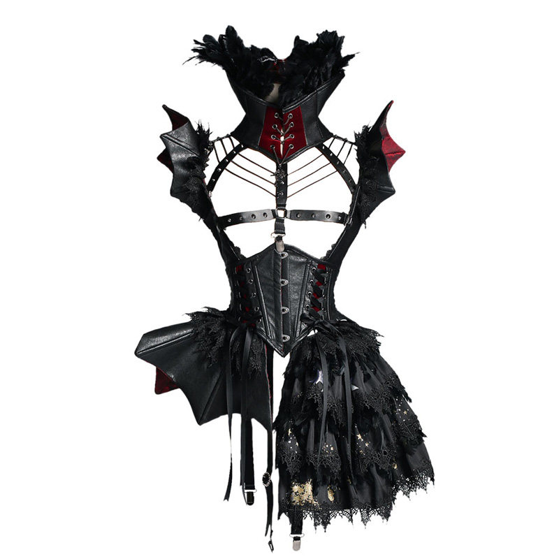 婚纱定制星夜魔女束腰马甲崩坏人偶lolita全款lolita洛丽塔