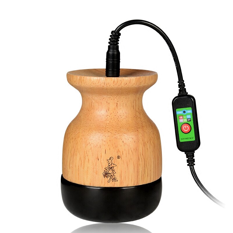 砭灸电热温灸器具无烟艾灸家用太极保健理疗按摩温熏调理器